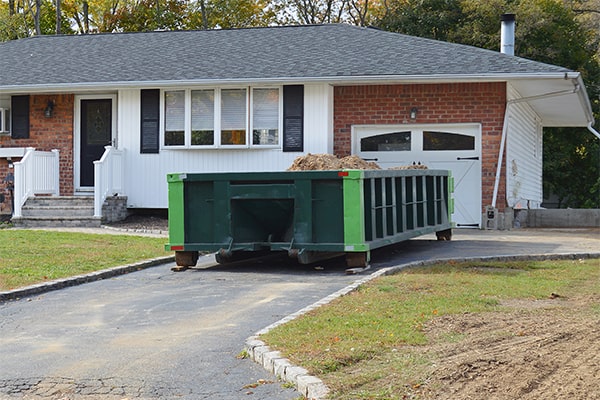 we can deliver a residential dumpster to your residential property